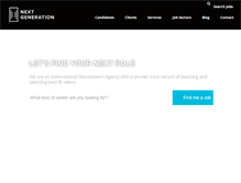 Tablet Screenshot of nextgeneration.ie